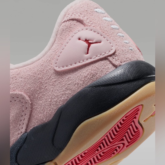 Jordan Kids Sneakers in Pink and Black with Red Accents - Picture 11 of 11
